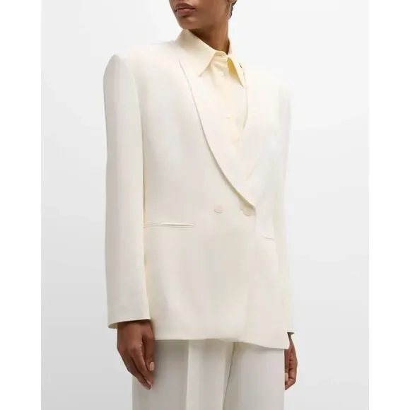 NWT THE ROW Alda Double-Breasted Blazer Jacket Size 0 $2150